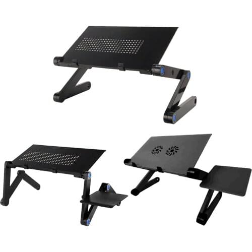 Aluminum Alloy Folding Table Laptop Desk Portable Notebook Stand Portable foldable adjustable folding table for Laptop Computer
