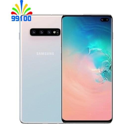 Refurbished Unlocked Cell Phone Samsung Galaxy S10+ G975U G975FD 8GB+128GB 6.4" Screen S10 Plus Wireless Charge NFC