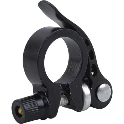 Aluminum Alloy Bicycle Seatpost Clamp Quick Release Ultralight Bike Clamping Clip Useful Bike Accessories