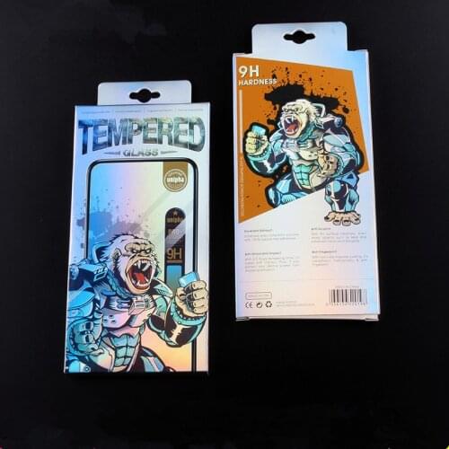 100 pcs Retail Packaging Box for iphone 11 Promax Tempered Glass Screen Protector Paper Package Boxes