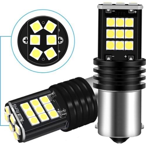 2X 1156 P21W BA15S T20 7440 LED Canbus bulbs 3030 Led Backup Reverse Lights For Skoda Superb Octavia 2 FL 2010 2011 2012 12V