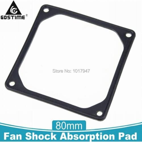 50PCS Lot 80MM PC Case Fan Anti Vibration Gasket 8CM Silicone Shock Absorption Pad