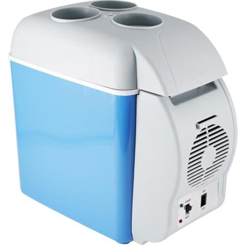 7.5L Mini Car Refrigerator Freezer Heating DC12-24V/AC220V Fridge Icebox Compressor Portable for Car Home Picnic Cooler Warmer