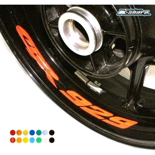 8 X CUSTOM INNER RIM DECALS WHEEL Reflective STICKERS STRIPES FIT HONDA CBR 929