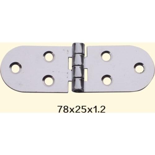 Freeshipping 78*25*1.2mm Iron Metal Hinge Sewing Machine Folding Table Furniture Flip Tray Hinges Big Door Hinges