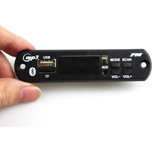 Bluetooth 5.0 USB MP3 decoder board 12V Car Bluetooth module Audio Decoder USB TF FM Radio Wireless Support MP3 WMA WAV APE FLAC