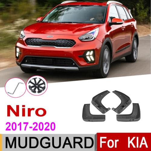 Car Mudflaps For Kia Niro 2020 DE 2019 2018 Fender 4 PCS Front Rear Mud Guard Flap Splash Flaps Mudguards Accessories