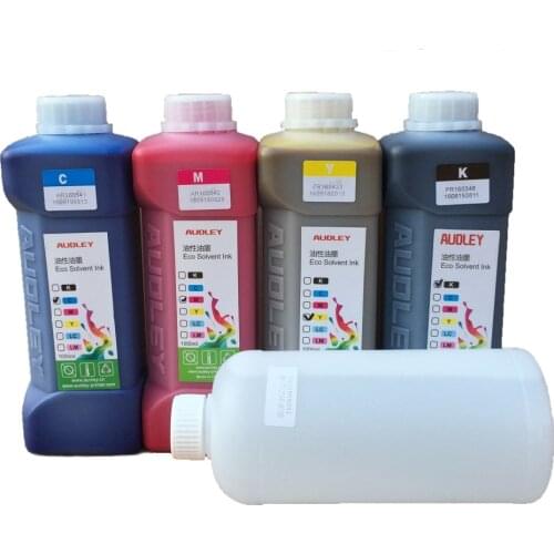 Outdoor 1000ml CMYK eco solvent inkjet printer ink price