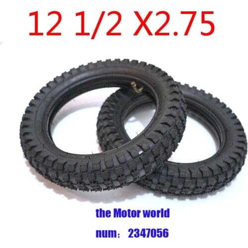 E-Scooter12 1/2 x 2.75 12.5 x 2.75 Tire + Inner Tube For MX350 MX400 43CC 47CC 49CC Motorcycle Mini Dirt Bike Tire