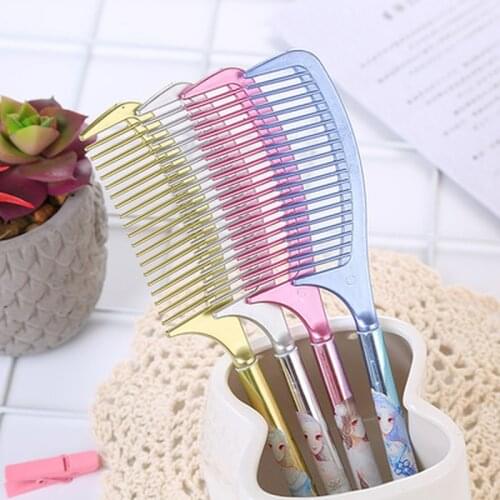 Comb Gel Pen Creative Cute Cool Pens Student Stationery Kawaii Pens Novelty Black Signature Gel Pen Cute Stationary Supplies