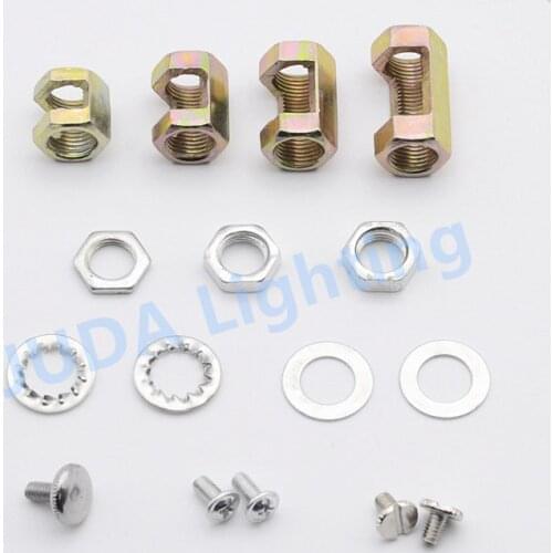 M10 M4 thread nut Hexagon nuts M10 fasteners washer threaded insert Screw nut M4 tooth nut for chandeliers led pendant light DIY