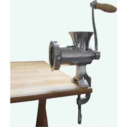 Home use stainless steel multifunction manual meat grinder sausage filler ZF