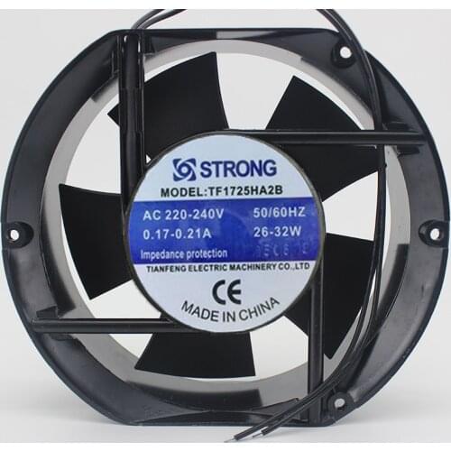 Brand new original TF1725HA2B 220-240V 26-32W 0.17-0.21A 17251 cooling fan