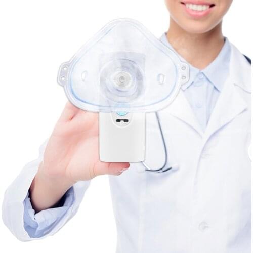 Rechargeable Handheld Inhale Nebulizer Asthma Inhaler Mesh Atomizer Machine Inhalator Nebulizador Children Adult Health Care
