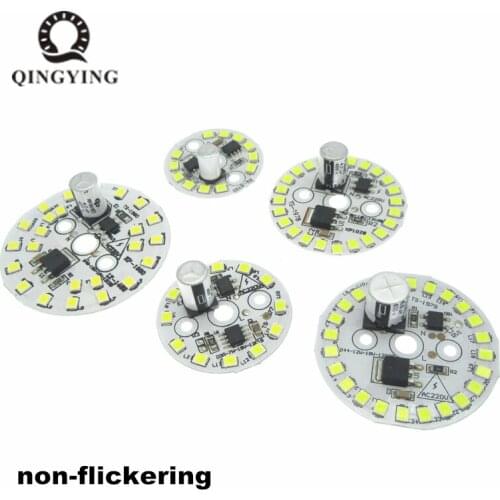 AC220V non-flickering 5W 7W 9W 12W 15W Lamp Plate SMD2835 White Light Chip With Smart IC LED Bean For Bulb Light