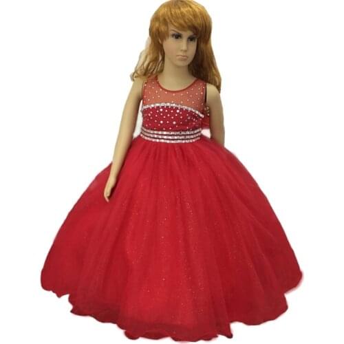 2020 new fashion childrens clothing Korean version of Puff princess dress cotton in childrens shows