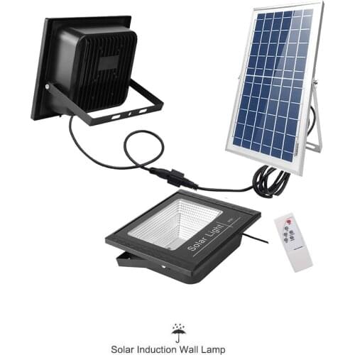 54-100 led Solar Flood Light Street wall Lamp Waterproof Outdoor Garden rotable Spot Lights Floodlight panel optional remote