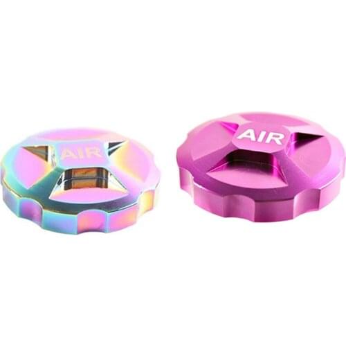 Bicycle Front Fork Sleeve Front Air Shoulder Sleeve Aluminum Alloy Nozzle Air Valve Cover Mountain Bike