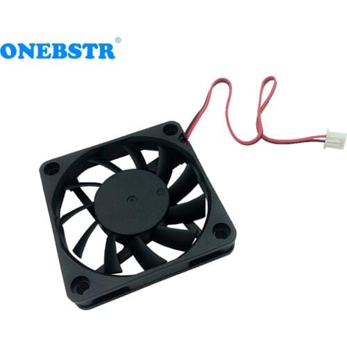 6010 Brushless Fan DC12V 0.1A 60X60X10mm Fan XH2.54-2Pin Small Power Supply 6cm 60mm Cooling Fan Length 250mm Free Shipping