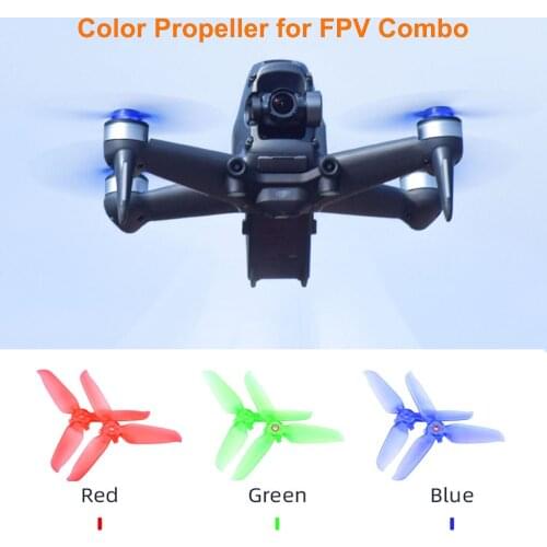 For DJI FPV Combo Quick Color Propeller Release Props Paddle Blade Replacement Wing Fan Spare Part for DJI FPV Drone Accessory