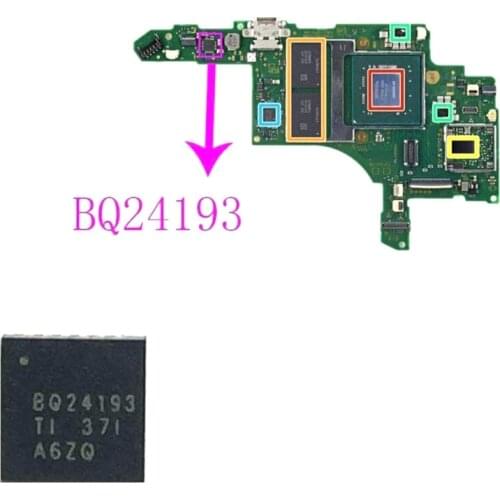 2 Pieces BQ24193 AV IC Chip Motherboard Image Power Unit Replacement for Switch
