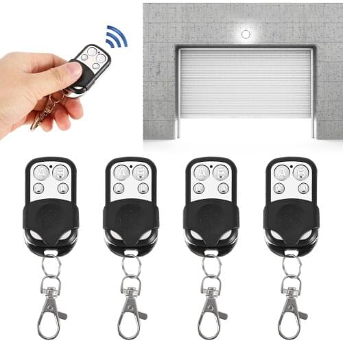 4pcs Universal Cloning Wireless Remote Control Key Fob For Car Garage Door Gate 433mhz​ Car Accessories