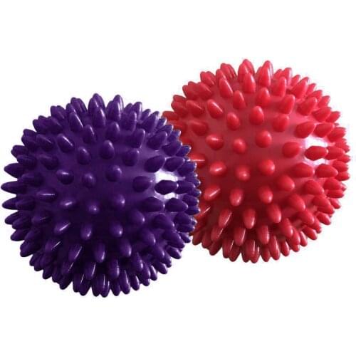 7.5cm/9.5cm Yoga Studio Spikey Massage Gym Balls Spiky Stress Reflexology Massage Ball Health Care Relief Pain
