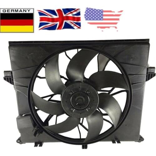 AP02 Radiator Cooling Fan Assembly For Mercedes M W164 R W251 V251 ML350 ML500 ML280 ML320 ML300 R320 R280 R300 R350