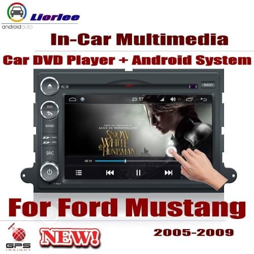 Car Radio DVD GPS Player Navigation For Ford Mustang 2005-2009 Android HD Displayer System Audio Video Stereo In Dash Head Unit