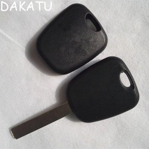 DAKATU With LOGO Blank Transponder Car Key Case Shell For Citroen C2 C-Triomphe C4L Key Shell VA2 NO Groove Blade