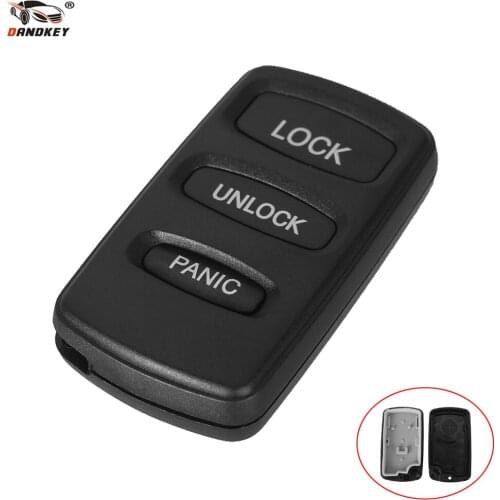 DANDKEY 3 Buttons Replacement Remote Fob Cover Case For Mitsubishi For Chrysler Sebring Dodge Stratus Lancer Outlander Eclipse
