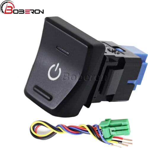 For Toyota Wilanda RAV4 2020 Car Power On Off Switch Push Button with Connection Wire