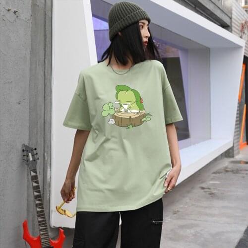 Oversize T Shirt Men and Women Streetwear Harajuku St. Patricks Day Green Tshirt Short Sleeve Cotton Loose HipHop T-Shirts