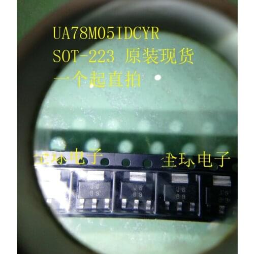 100PCS-200PCS UA78M05IDCYR SOT-223 UA78M05 SOT223 Code J5 Linear regulator new and original