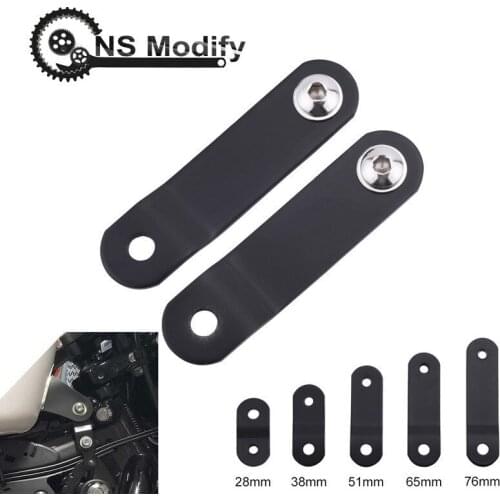 NSModif 28/38/51/65/76MM Motorcycle Raise Tank Lift Modified Risers Raise Front of Gas Tank For Harley Sportster DynaXL 883 1200