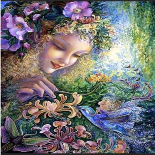 Princess fantasy fairy new DIY Crystal full drill square 5D diamond painting 3d cross stitch kit mosaic round rhinestone WG1621