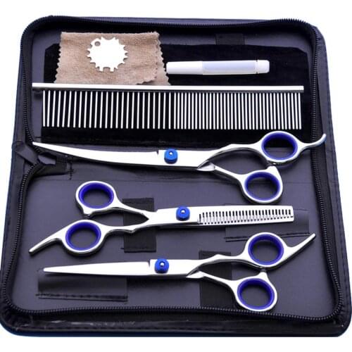 Professional Hairdressing Scissors Kit Hair Styling Tool Hair Cutting Scissorsset Hair Scissors Tail Comb Hair Cape Hair Cutter