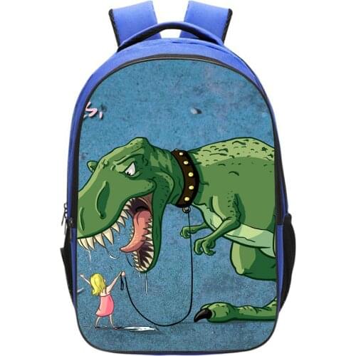 Dinosaur Backpack Anime T. Rex Fashion Cosplay School Bags Teen Bookbag Unisex Travel Backpack Women Rucksack Boy Girl Bag