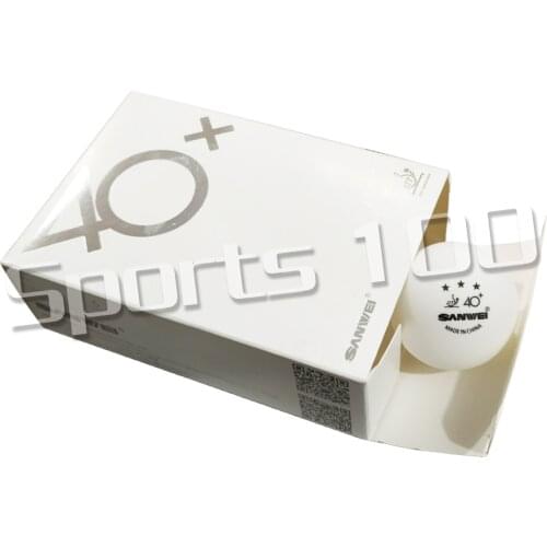 SANWEI Table Tennis Ball 3-star Seamless new material plastic poly ITTF Approved poly ping pong balls tenis de mesa