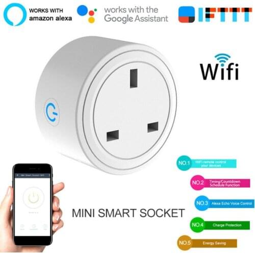 Smart WIFI Plug Socket Power Switch APP Remote Control Timer Home Automation Smart Power Socket Outlet Plug Adaptor UK US