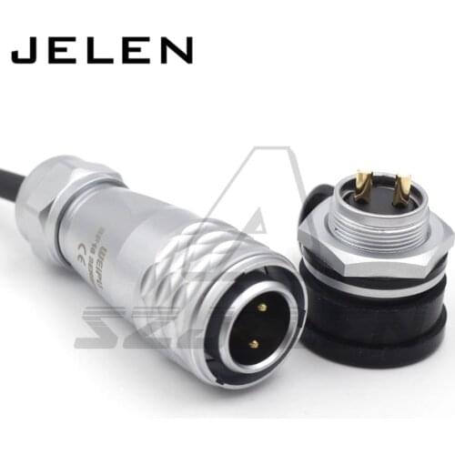 WEIPU SF16 series Waterproof Aviation 2/3/4/5/7/9/10Pin IP68 power cable connector, Male and female connectors