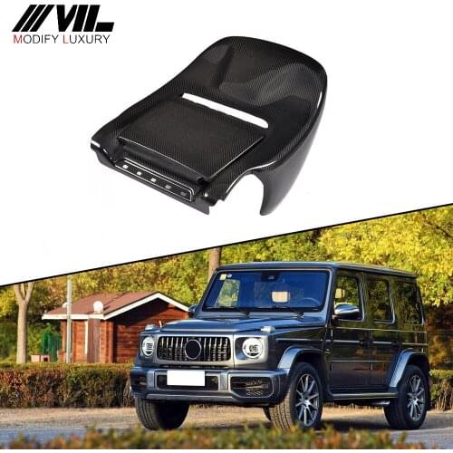 W464 Dry Carbon Fiber Seat Back Cover for Mercedes Benz G class G63 G500 2019