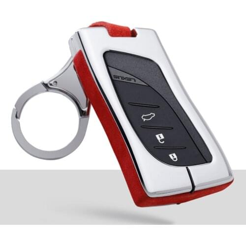 Beautiful Suede Leather Car Key Case Cover For Lexus NX GS RX IS ES GX LX RC UX US 200 250h 350 LS 450H 260h 300H Accessories