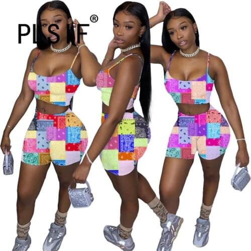 Young Party Lady Fashion Strapless Sleeveless Crop Top And Hot Short 2 Pieces Set Sexy Tight Tracksuits