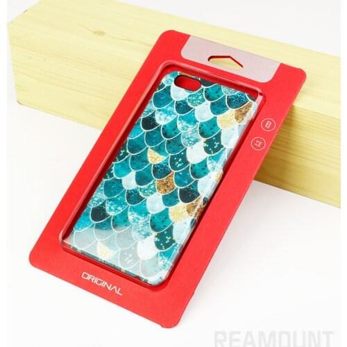 100pcs Wholesale New Blister Kraft Paper Retail Packaging Box Custom Package Universal packing For iPhone 7 4.7 case cover