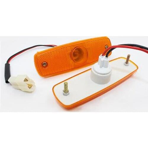 2PCS Electric Tricycle Turn Signal Fully Enclosed Three-wheel Lamp Electric Vehicle Accessories 12V 48V 60V