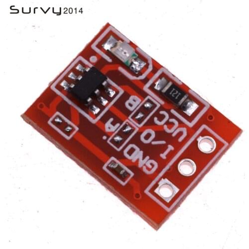 5pcs NEW TTP223 Touch button Module Capacitor type Single Channel Self Locking Touch switch sensor diy electronics