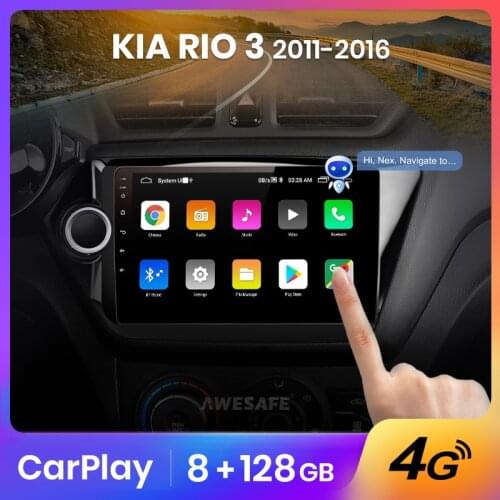 AWESAFE PX9 for KIA RIO 3 2011 2012 2013 2014 2015 2016 Car Radio Multimedia video player GPS No 2din 2 din Android 10 2GB+32GB
