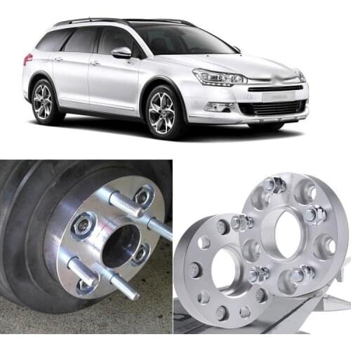 Auto Wheel Spacer 2pcs 5X108 65.1CB 25mm Thick Hubcenteric Wheel Spacer Adapters For Citroen C5 C6