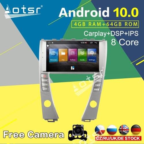 64GB Car GPS Navigation For Lexus ES es350 ES200 ES300 ES300h ES250 Car Multimedia Player Android Radio Auto Stereo Head Unit 2K